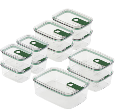 비트리 날개가 없어 깔끔한 비엘락 올투명 원터치 에코젠 밀폐용기