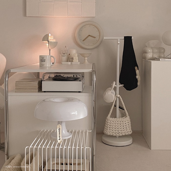 샤토에르 트윈스 어린이 가방걸이 (화이트)